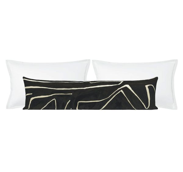 THE XL LUMBAR :: GRAFFITO    ONYX + BEIGE Sale