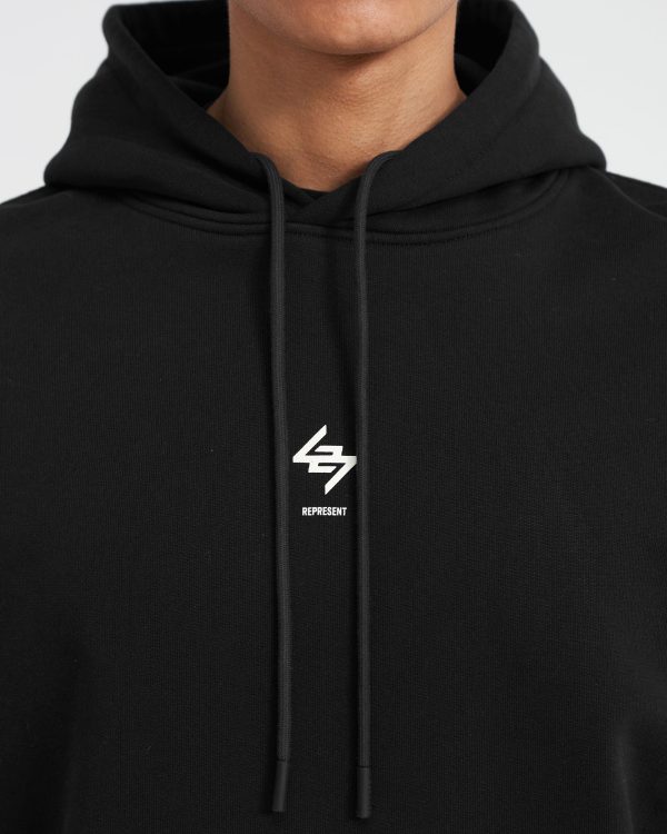 247 Oversized Hoodie - Jet Black Online Sale - Image 5