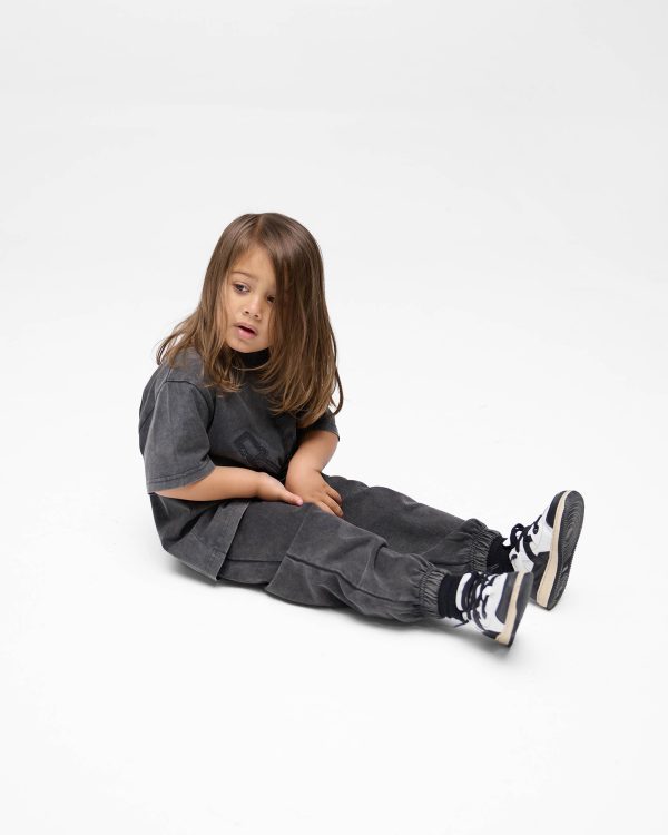 Mini Rep Applique Sweatpants - Vintage Black Hot on Sale - Image 3