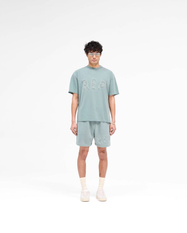 Rep Applique T-Shirt - Forest Green Online Sale - Image 5