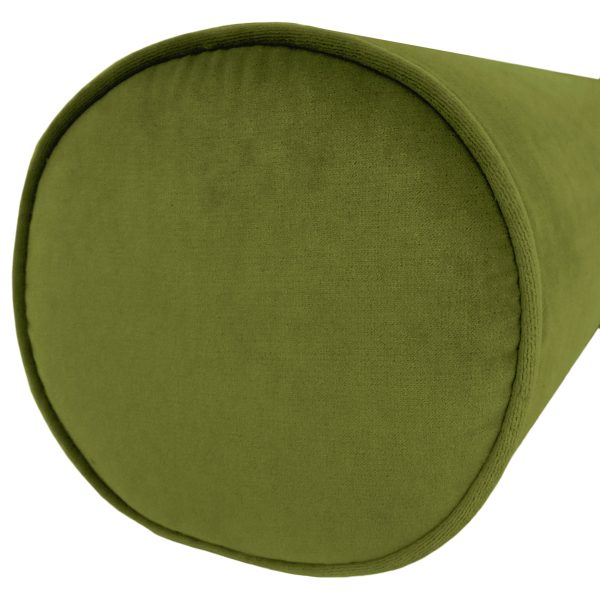 THE BOLSTER :: SOCIETY VELVET    OLIVE on Sale - Image 2